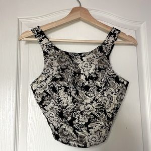 Abercrombie and Fitch Floral Crop Top